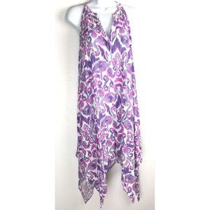 Lilly Pulitzer Monica Midi/Maxi Beach Dress Cover Up Shark Bite Pull Over Small